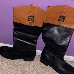 Ralph Lauren Jaden zipper boot